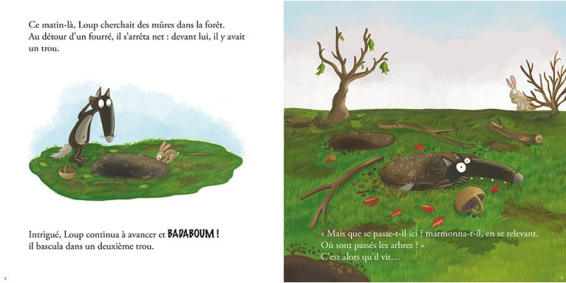 Le loup qui aimait les arbres, de Orianne Lallemand et Éléonore