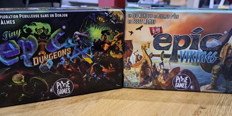 Tiny Epic Vikings et Tiny Epic Dungeons