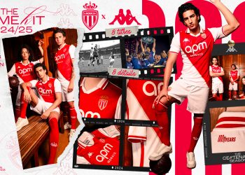 AS Monaco : le magnifique maillot du centenaire entre nos mains !