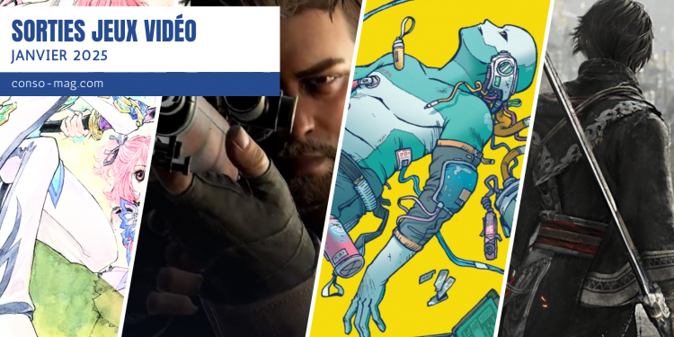 Les sorties jeux vidéo du mois de janvier 2025