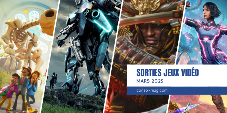 Les sorties jeux vidéo du mois de mars 2025
