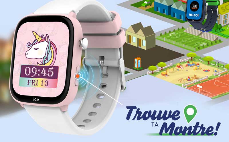 Montre Intelligente Pour Enfants, Montre De Sport En Verre Trempé Pour