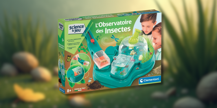L’Observatoire des insectes Clementoni : une fenêtre ludique sur le petit monde du jardin