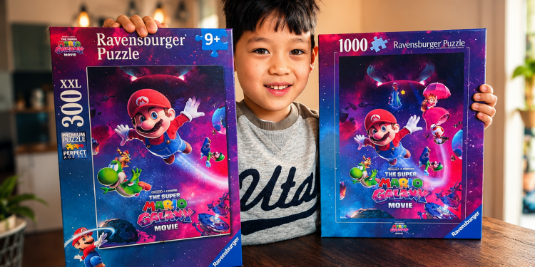 Mario Galaxy – Le Film : Ravensburger continue sur sa lancée avec deux puzzles aussi jolis qu’efficaces