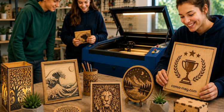 Comment les élèves financent eux-mêmes leurs FabLabs grâce aux projets laser