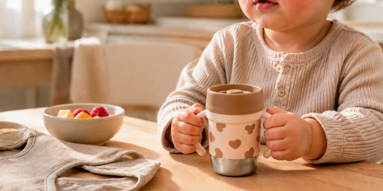 Béaba Click & Drink : une tasse pour boire presque comme les grands