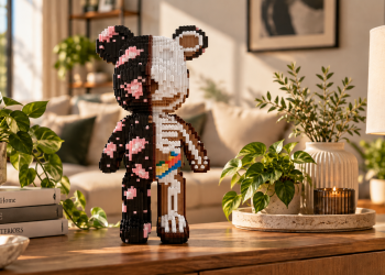 Brik Haus Skelabear : 3 609 briques pour un ours qui ne manque pas d&rsquo;os !