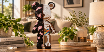 Brik Haus Skelabear : 3 609 briques pour un ours qui ne manque pas d’os !