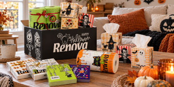 Coffret Halloween Renova : même le papier toilette se met dans l’ambiance