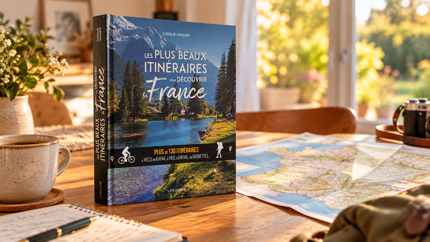 Les plus beaux itinéraires pour découvrir la France : un beau livre qui donne des envies d’escapade